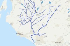 River-Garnock-Catchment-Map-highlighting-main-tributaries.